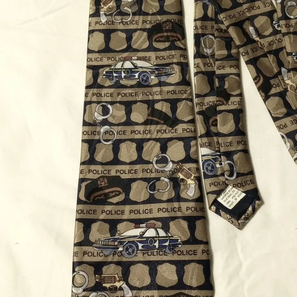 Handmade Fratelli Police Neck Tie